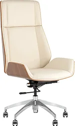 Кресло TopChairs Crown SN A312-A 8383-1 Walnut Back (бежевый) Кресло TopChairs Crown SN A312-A 8383-1 Walnut Back (бежевый)