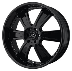 LORENZO WL20 9.5x22/6x135 D87.1 ET30 Gloss Black