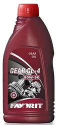 Трансмиссионное масло Favorit Gear 80W-90 GL-4 1л