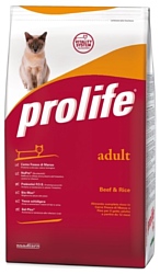 Prolife (0.4 кг) Adult с говядиной и рисом