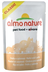 Almo Nature Classic Adult Cat Chicken and Salmon (0.055 кг) 6 шт.