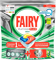 Fairy Platinum Plus Все в 1 Лимон (84 tabs