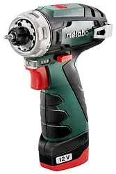 Дрель-шуруповерт Metabo PowerMaxx BS Basic 12В Li-Ion 2.0Ач х 2, кейс Дрель-шуруповерт Metabo PowerMaxx BS Basic 12В Li-Ion 2.0Ач х 2, кейс