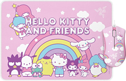 Razer DeathAdder Essential + Goliathus Mouse Mat Bundle: Hello Kitty and Friends Edition