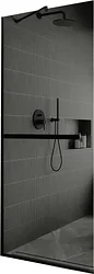 Душевая перегородка MaybahGlass 195x79 MGD-729-6у (графитовое стекло/черный) Душевая перегородка MaybahGlass 195x79 MGD-729-6у (графитовое стекло/черный)