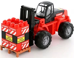 Конструктор Полесье 62734 MAMMOET автокар + конструктор