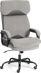 Кресло TetChair Duke metal BL (велюр, серый)