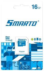 Smarto microSDHC Class 10 16GB + SD adapter