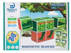 Smart Builders Magnetic Blocks Земноводные животные