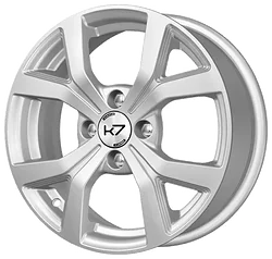 Колесный диск K7 K-147 6x15/4x100 D54.1 ET48 Серебро  