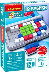 Логическая настольная игра Bondibon БондиЛогика IQ-Кубики ВВ5955 Логическая настольная игра Bondibon БондиЛогика IQ-Кубики ВВ5955