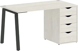 Стол для работы Riva Home Office VR.SP-3-138.4.A Anthracite (дуб наварра)
