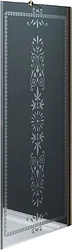 Душевая перегородка Cezares Royal PALACE-A-100-FIX-CP-Br (боковая)