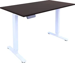 Стол для работы ErgoSmart Electric Desk Light 1380х800х18 мм (дуб темно-коричневый/белый)