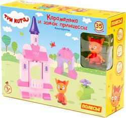Конструктор Полесье Три кота. Карамелька и замок принцессы 77452 Конструктор Полесье Три кота. Карамелька и замок принцессы 77452