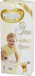 Huggies Elite Soft 5 (12-22 кг) 56 шт