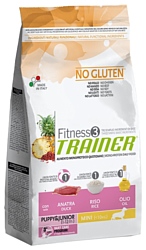 TRAINER Fitness3 No Gluten Puppy&Junior Mini Duck and rice dry (2 кг)