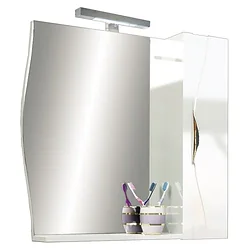 Шкаф-зеркало Edelform  Бруно 76 белый (2-675-00-S)