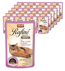 Animonda Rafine Soupe Adult для кошек с индейкой и ягненком в йогуртово-сливочном соусе (0.1 кг) 24 шт.