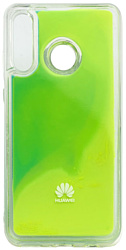 EXPERTS Neon Sand Tpu для Huawei Y6p с LOGO (зеленый)