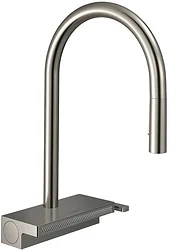 Смеситель Hansgrohe Aquno Select M81 73831800 (стальной)