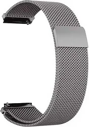 Браслет Rumi Milanese loop металлический 22 мм (графитовый)