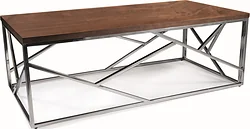 Журнальный столик Signal Escada A (орех/серебряный)