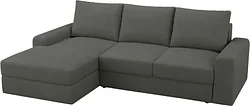 Угловой диван Mio Tesoro Elke Левый (Optima Velutto 32/темно-серый) Угловой диван Mio Tesoro Elke Левый (Optima Velutto 32/темно-серый)