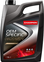 Champion OEM Specific MS-V 0W-20 5л