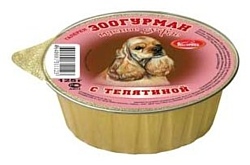 Зоогурман Мясное суфле для собак с телятиной (0.075 кг) 1 шт.