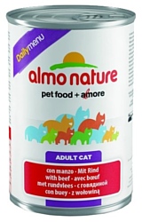 Almo Nature DailyMenu Adult Cat Beef (0.4 кг) 6 шт.