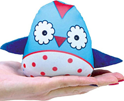 Союз производителей игрушек Игрушка-мочалка растущая в воде Филин (синий)