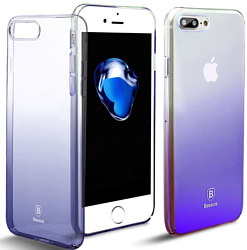 Baseus Glaze Case для iPhone 7/8 (черный/фиолетовый)