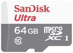 Карта памяти SanDisk SDSQUNR-064G-GN3MN Карта памяти SanDisk SDSQUNR-064G-GN3MN