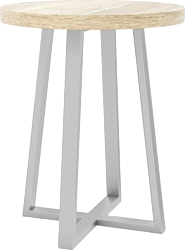 Hype Mebel Челси 40x40 (белый/древесина белая)