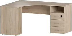 Стол для работы Славянская столица С-085/1 (левый, дуб сонома)