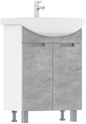 Тумба под умывальник Volna Vario Z 50.2D Рива (бетон, напольная)