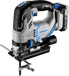 Лобзик Deko DKJS20 PRO 083-1125 (с 2-мя АКБ, кейс)