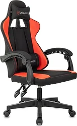 Кресло Бюрократ Zombie Rudger (черный/красный)