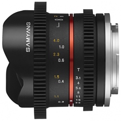 Samyang 8mm T3.1 Cine UMC Fish-eye II VDSLR Fujifilm X
