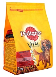 Pedigree Для взрослых собак маленьких пород с говядиной и овощами (0.4 кг)