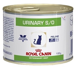 Royal Canin (0.195 кг) 12 шт. Urinary S/O feline canned