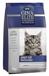 Gina Elite Adult Cat Duck & Rice (1 кг)