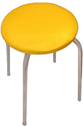 Фабрика стульев Эконом (желтый/серебристый)