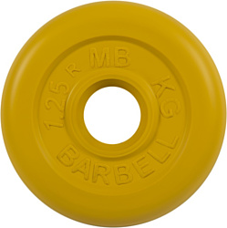 MB Barbell Стандарт 31 мм (1x1.25 кг, желтый)