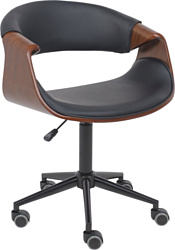 Кресло AksHome Angara (экокожа, черный/черный)