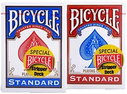 Игральные карты Bicycle Stripper Deck 1014830 (красный/голубой)