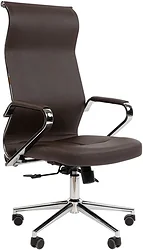 Кресло CHAIRMAN 702 (экопремиум коричневый)