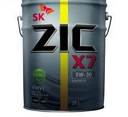 Моторное масло ZIC X7 Diesel 5W-30 20л