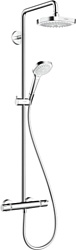 Hansgrohe Croma Select E 180 2jet Showerpipe 27258400